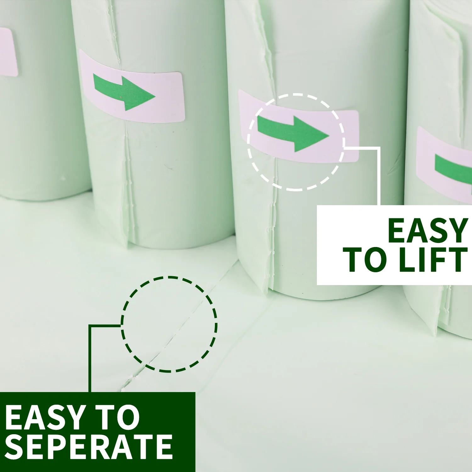 YC 100% Compostable Manufacture Sustainable Biodegradable Custom Logo Printed Eco Friendly Cornstarch Unscented Pet Poop Bag