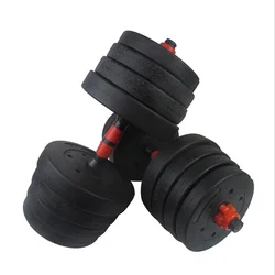 Multi-shape 2 In 1 Barbell Dumbbells Exercise 10kg 15kg 20kg 30kg 40kg Environmental Protection Cement Material Dumbbells