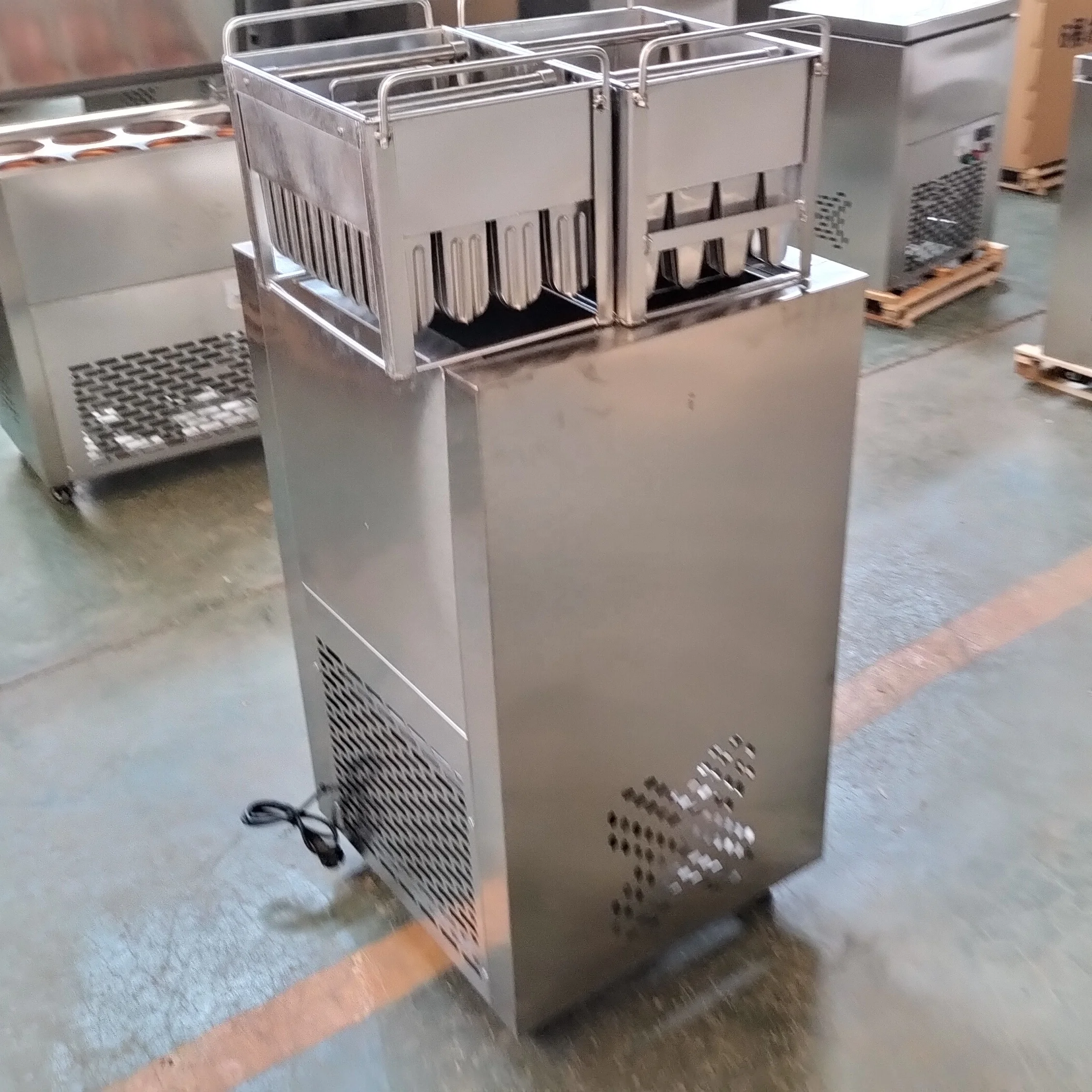 Manufacture factory price lollipop 2 mold Industrial pop commercial ice cream maker lolly making popsicle machine