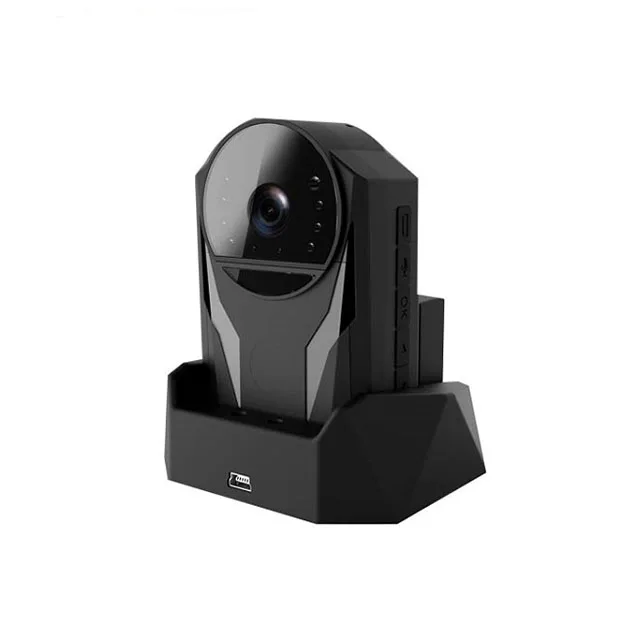 RECODA H.265 1440P 130 degrees field of view 2inch LCD screen   body worn camera with GPS