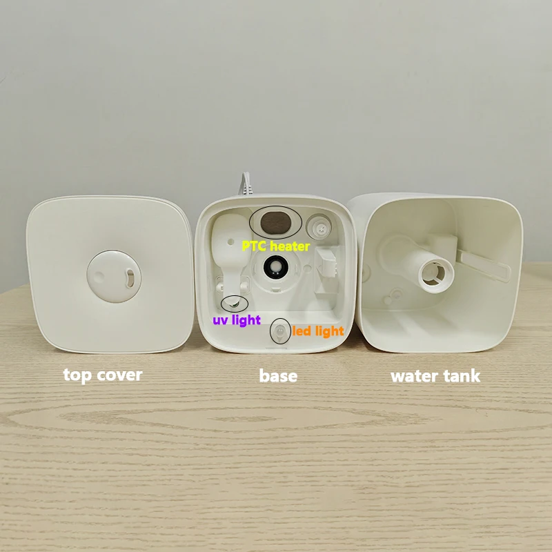 RUNAL H868 4L Humidifier Heat Steam Cool Warm Mist Humificador Umidificador De Ar Humidificador Smart Ultrasonic Air Humidifier