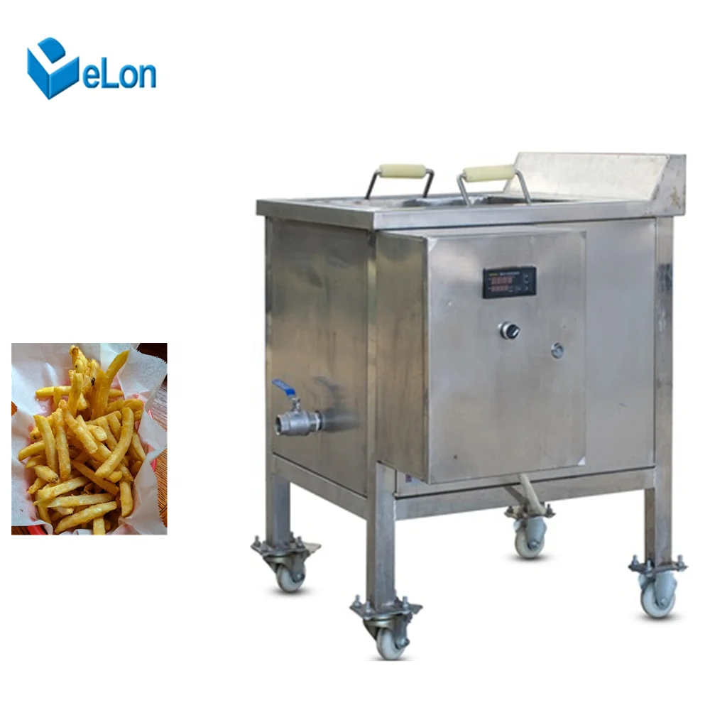 Automatic Industrial Frozen French Fries Production Line Potato Chips Making Machine