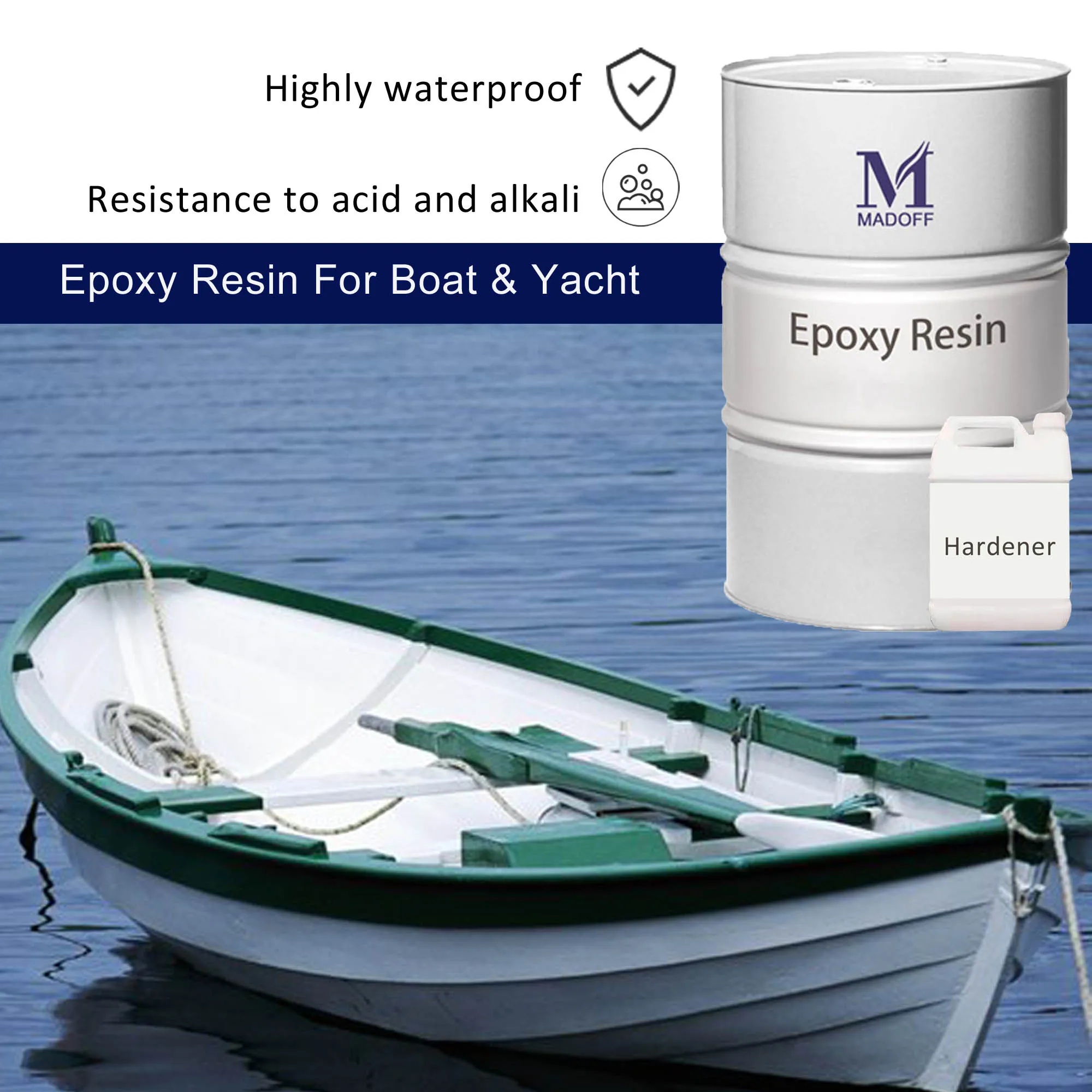 Factory Crystal Clear Resin And Hardener High Quality Fiberglass Epoxy Resin For Boat Fiberglass