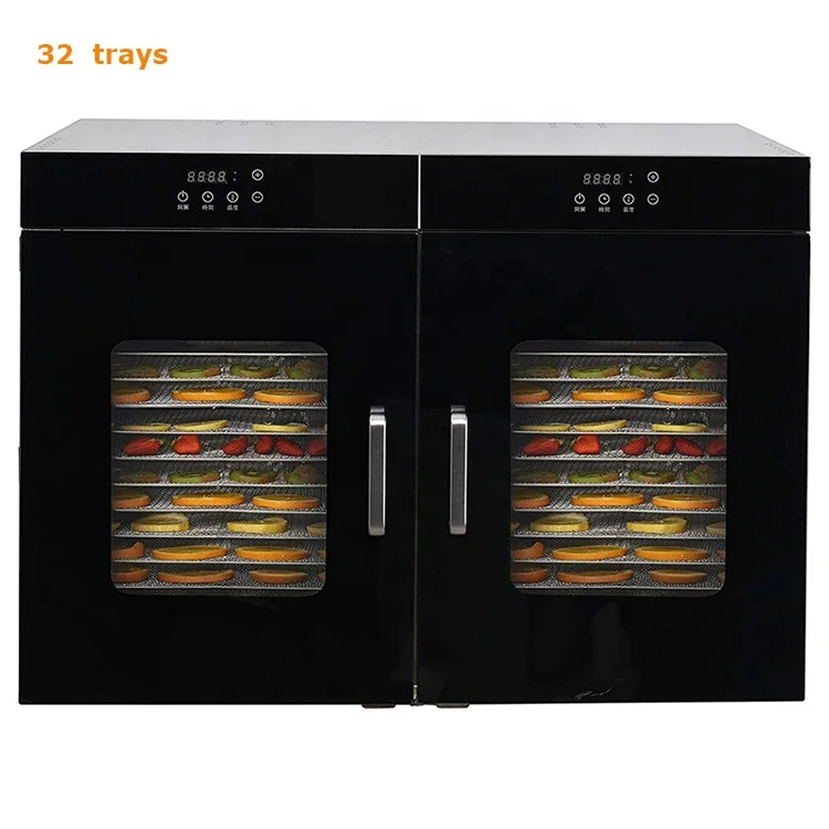 16  trays digital food fruit meat fish stainless steel food dehydrator
