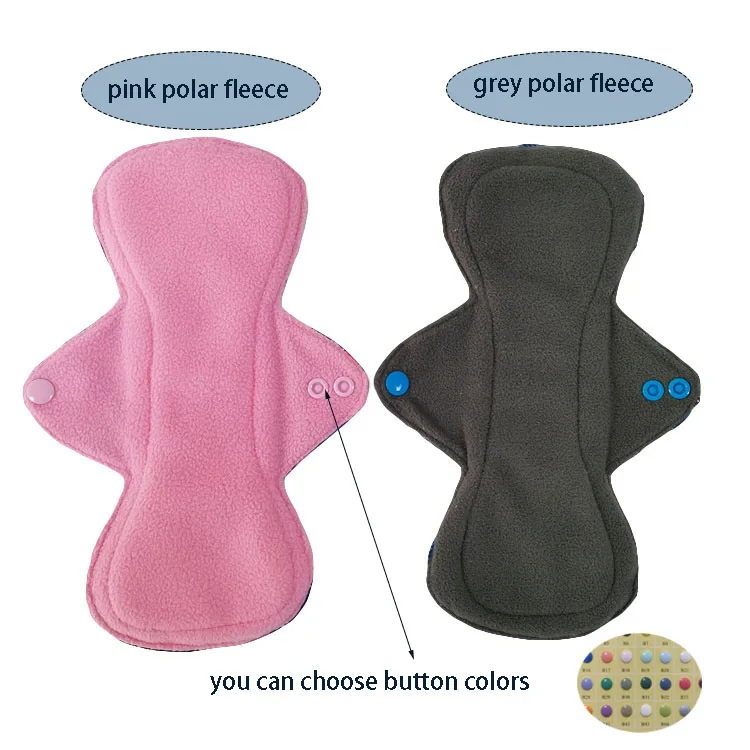 Women reusable washable good price cotton menstrual pads sanitary pad competitive price menstrual women pads reusable