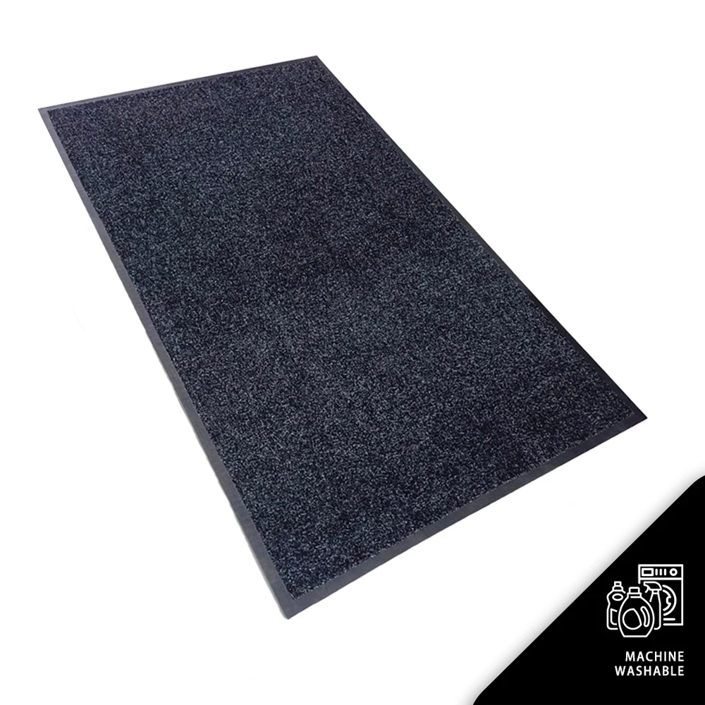 Heavy-Duty Brush Floor Mats Designed for Businesses solution-dyed nylon fibers