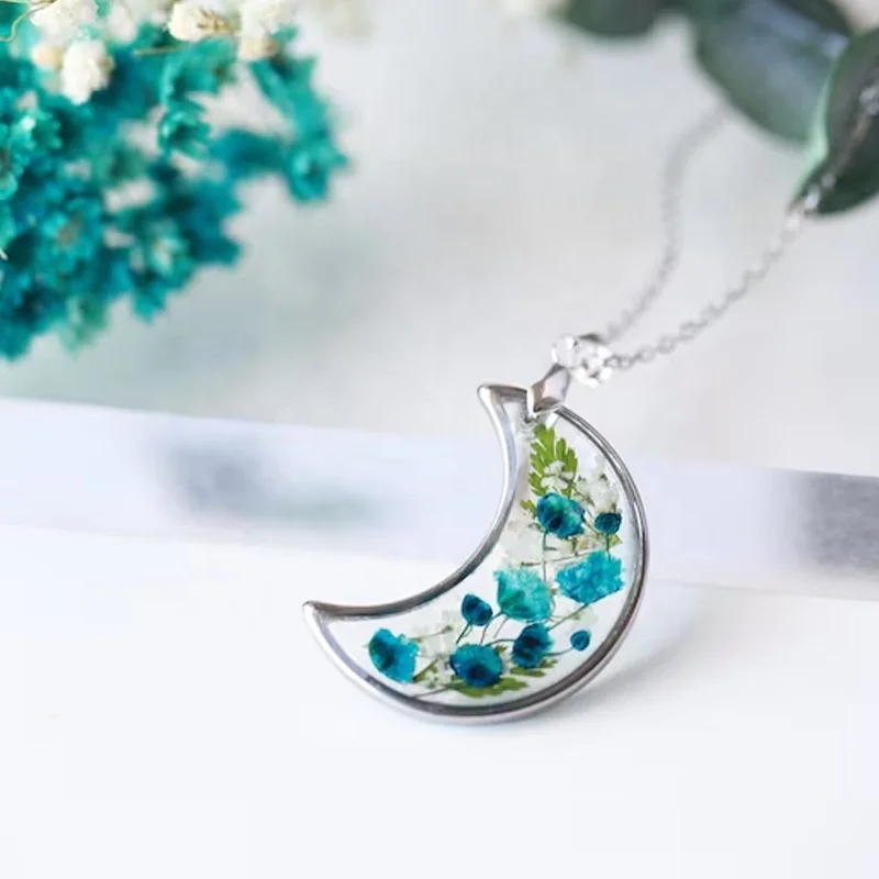 customized jewelry choker necklace Handmade hawaii Flower Moon Necklace 2023
