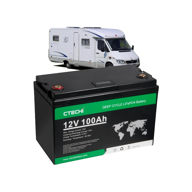 CTECHi 100Ah Litium Batterie Litio Li ion Lithium Lifepo4 100ah Lipo4 12v 100ah Battery Lifepo4 Lithium Battery