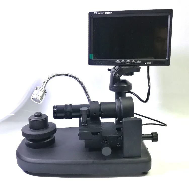 30-110X Diamond Waist Number Testing Jewelry Digital Microscope 7inch Screen for Jewellers Identify