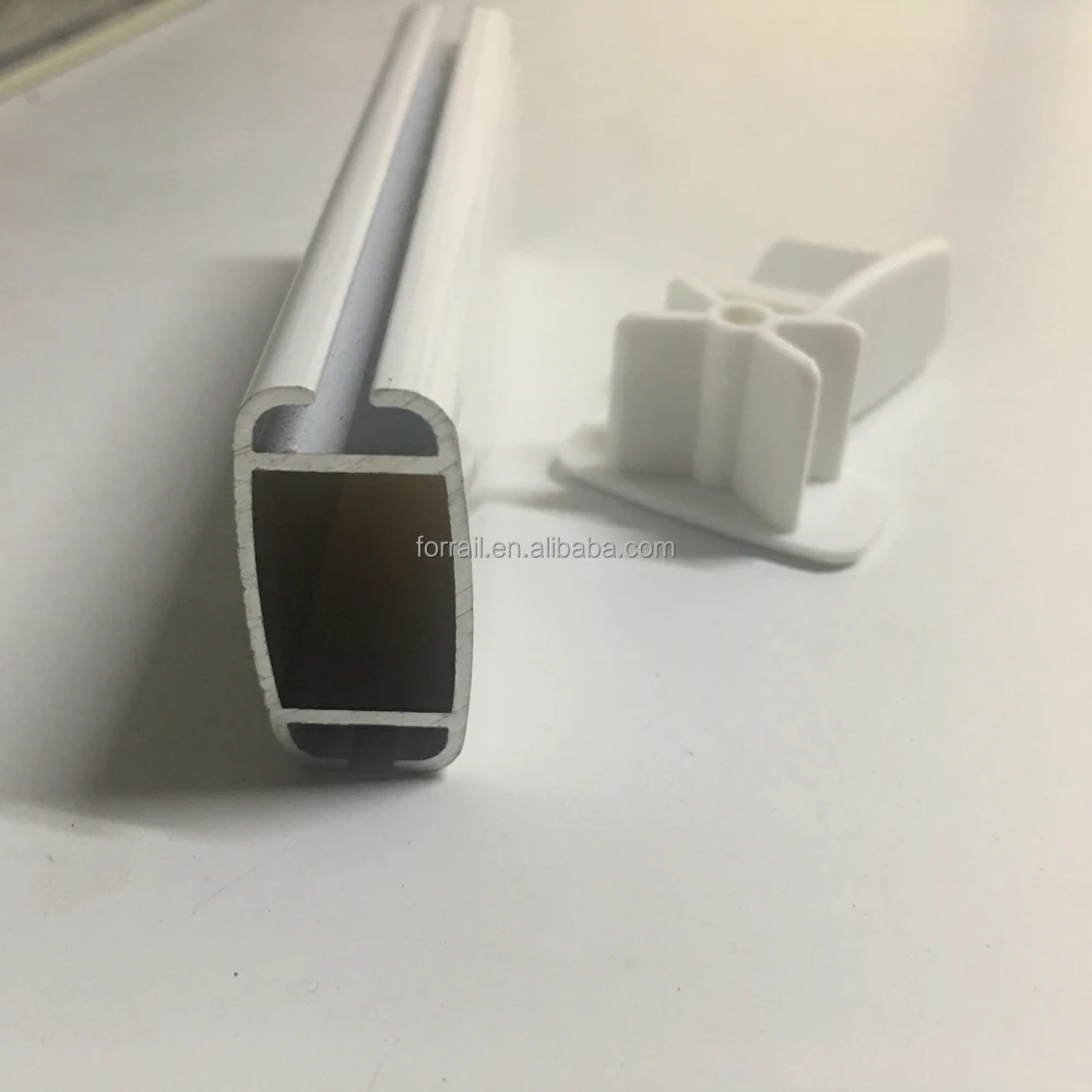 2021 Hot roller blinds components blind bottom rail roller blinds accessories / Aluminium 6063-T5 profile powder coated