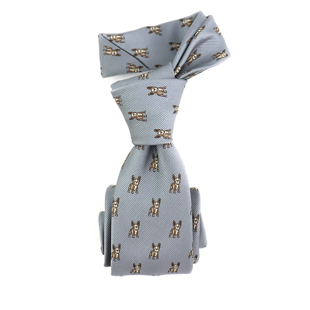 Человек, лучший друг, милый Питбуль, модный верный животное, собака, бульдог, Китай, оптовая продажа, изготовленный на заказ прочный галстук из 100 полиэстера