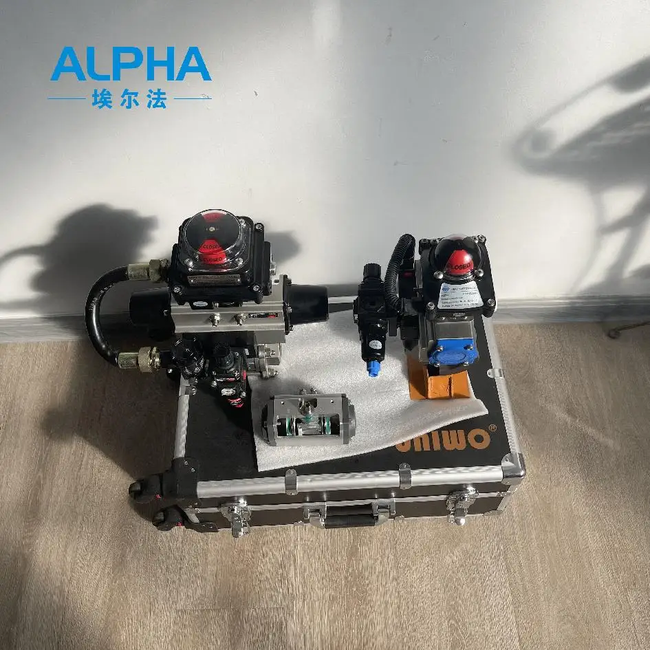 Alpha Electric Actuated Valve Wireless Regulating Remote Control Water 12V Intelligent Motorized Butterfly Valve