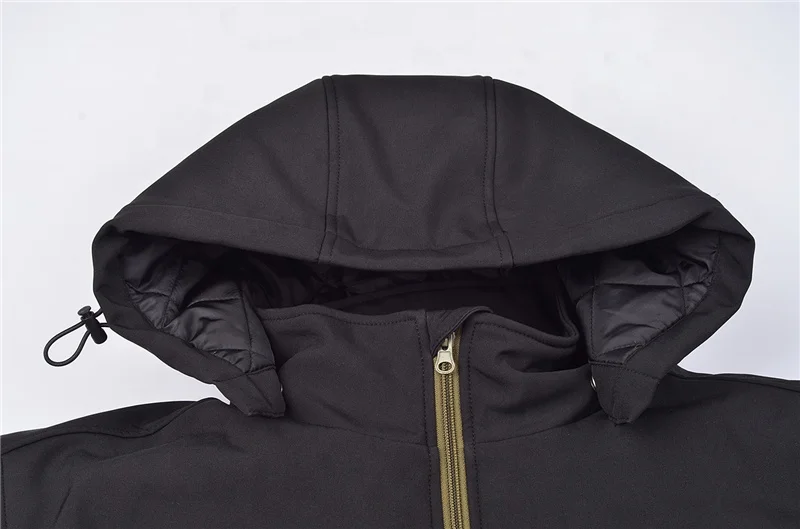 Мужская зимняя куртка-бомбер, водонепроницаемая камуфляжная куртка с капюшоном и капюшоном