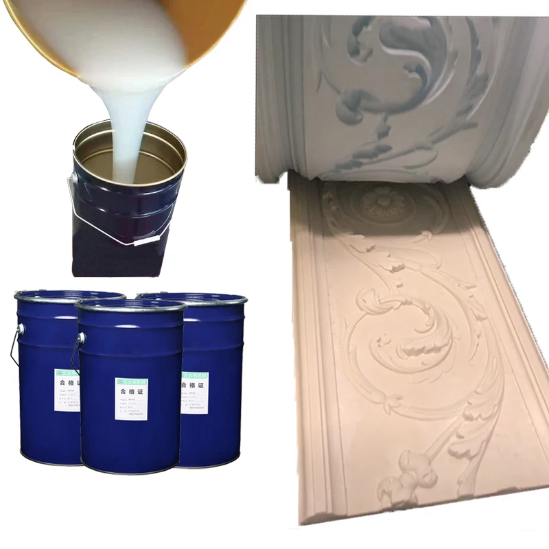 Silicone molds tin cure liquid silicone rubber for column pillar GRC GRG molds