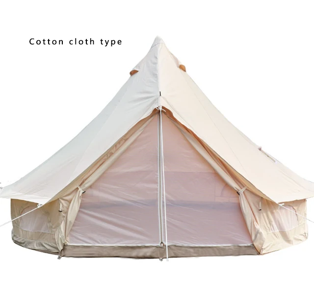 Oxford Tipi Desert Teepee Pyramid Yurt Bell Tent Sale with Mosquito Net Door for relax