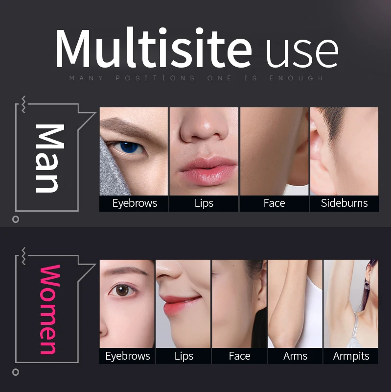 Электрический триммер для бровей от частного бренда, инструменты для макияжа, бритвенный триммер Wyebrow