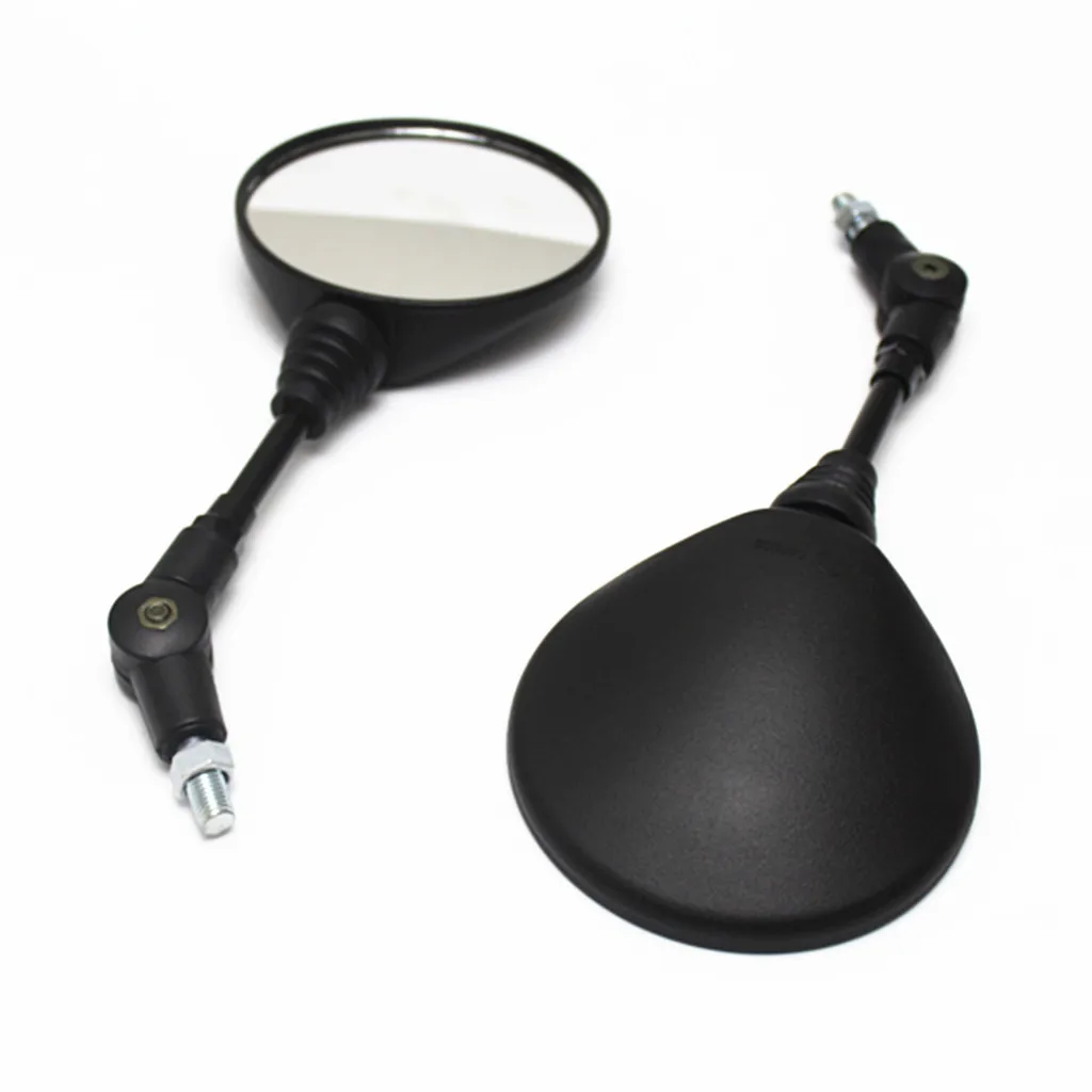 360 Degrees Rotation Motorcycle Rearview Mirror Collapsible Rear-view Mirror Glass Rearview Mirror