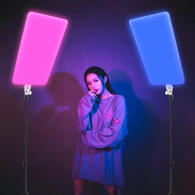 Professional RGB Fill Lamp LED Video Lights Remote Control Live Studio Lighting for Photography Camera