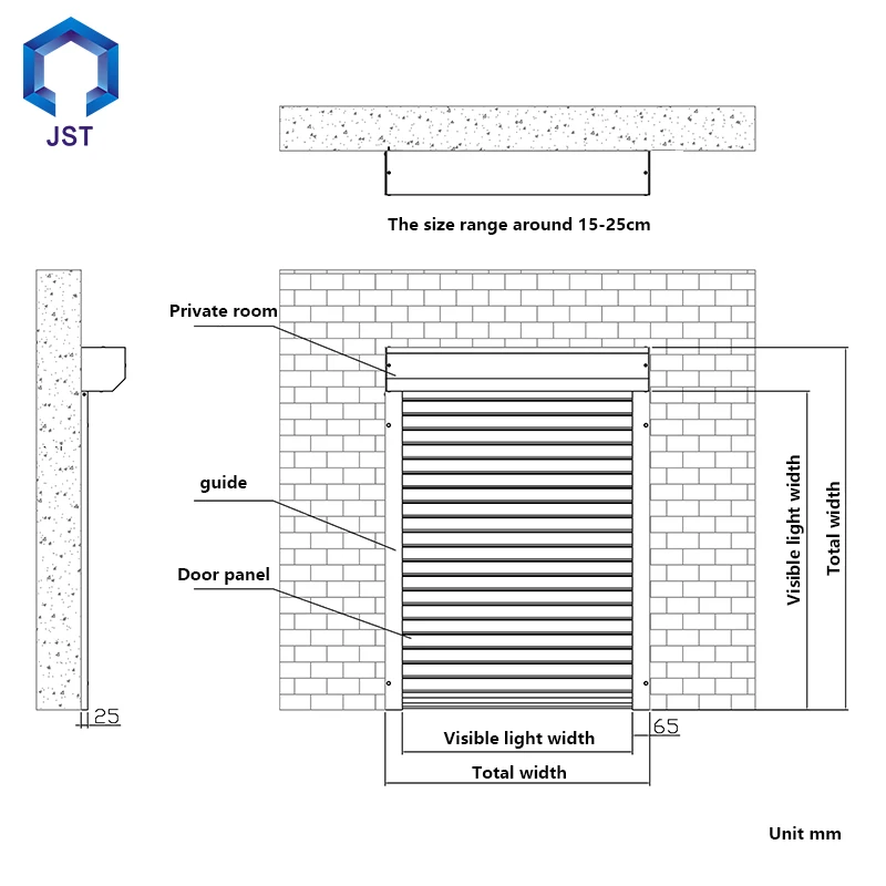 European Standard Roller Shutters Automatic Custom Electric Outdoor Shutters For Window