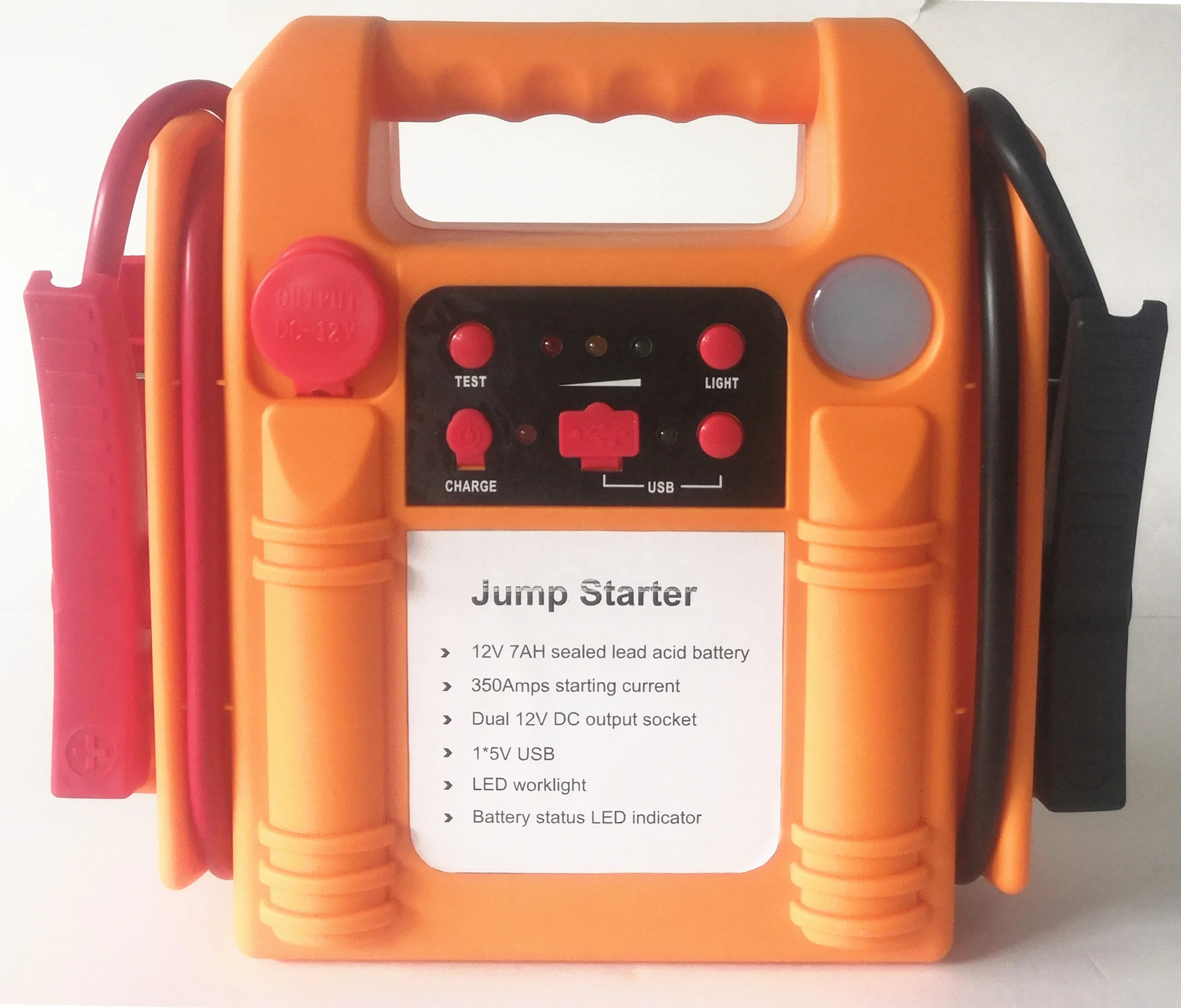 Mini Jump starter car booster power station simply emergency tool 12V jump start