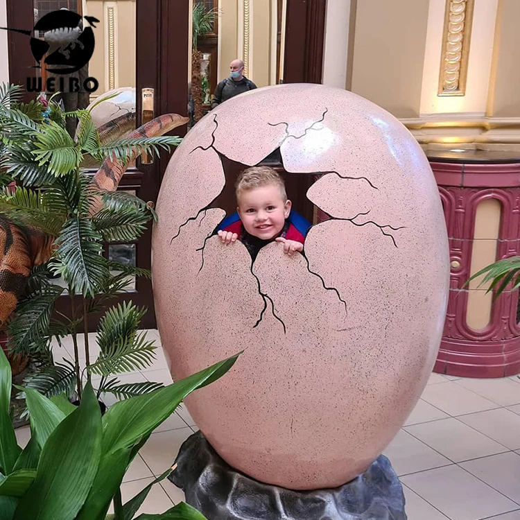 Fiberglass dinosaur simulation dinosaur egg