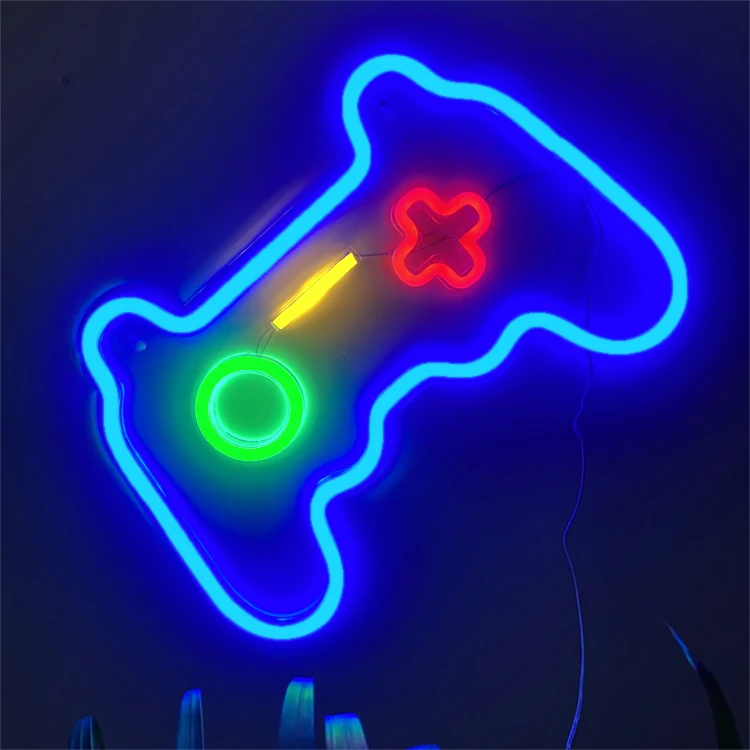 Joypad Game Controller LED Neon Sign with Plastic