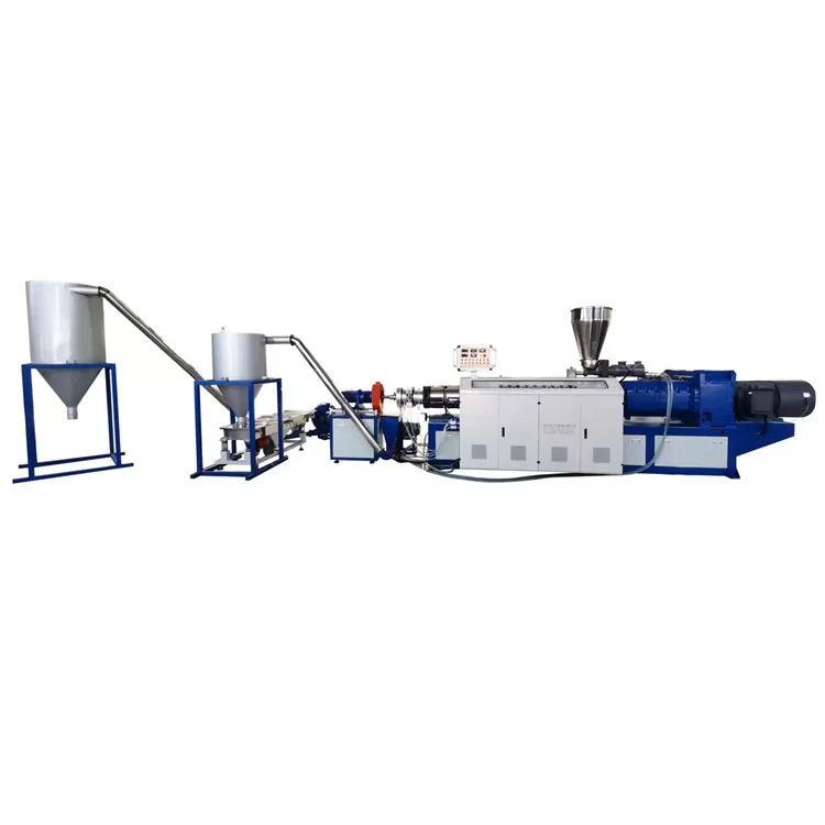 Professional Service Pvc Hot-cutting Hot Cutting Granule Pelletizing Extruder Equipment Line Cost
