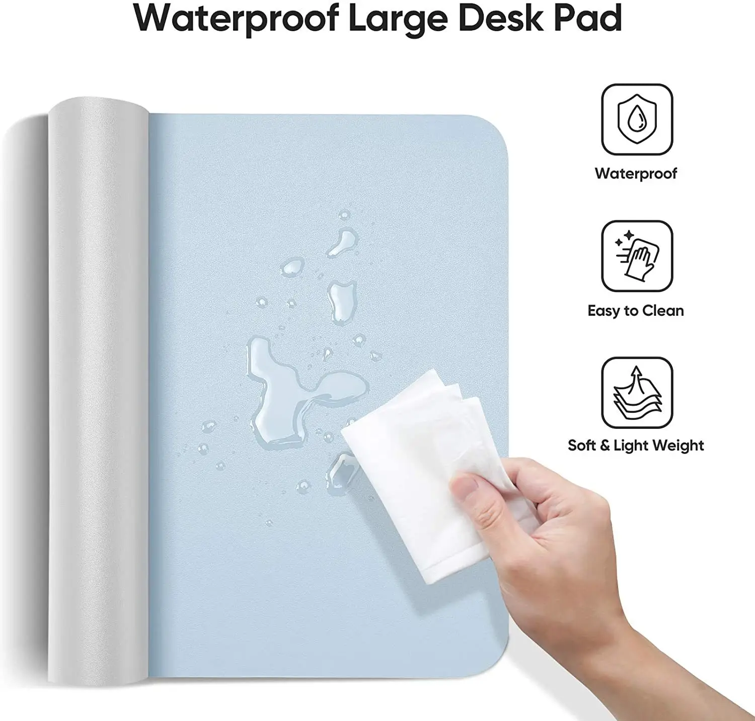 XL ПУ искусственная кожа, Настольный коврик, коврик для мыши, Настольный коврик, коврик для клавиатуры компьютера, коврик