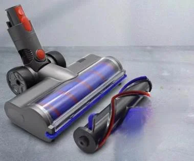 Floor Brush Attachment for Dyn V7 V8 V10 V11 V15 Vacuum Cleaners with LED Headlights Replacement Parts