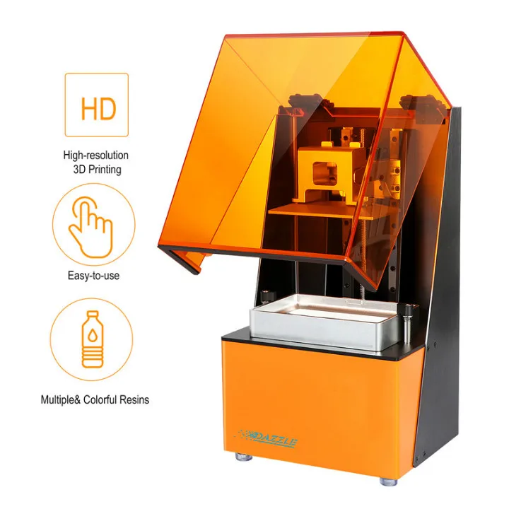 Professional 3D printer Dazzle Dazz 3D L120 Pro for jewelry bracelet and rings direct casting and rubber moulding