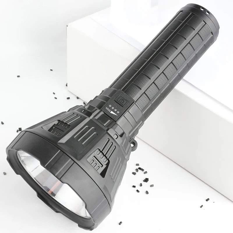 Flashlight 20000lm USB Rechargeable 5 Modes Torch Outdoor Waterproof Camping Lantern with built in Battery