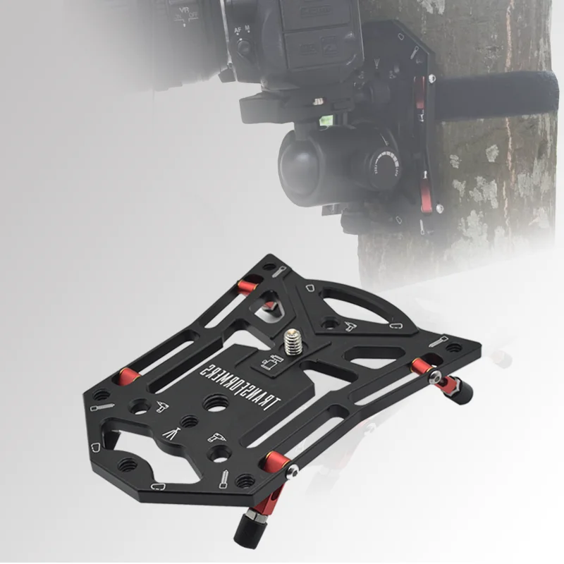 Westage design Quick Release Plate for Ball Head Bracket Mount Rotating Transformers Plate Professional Camera Tripod Panoramic