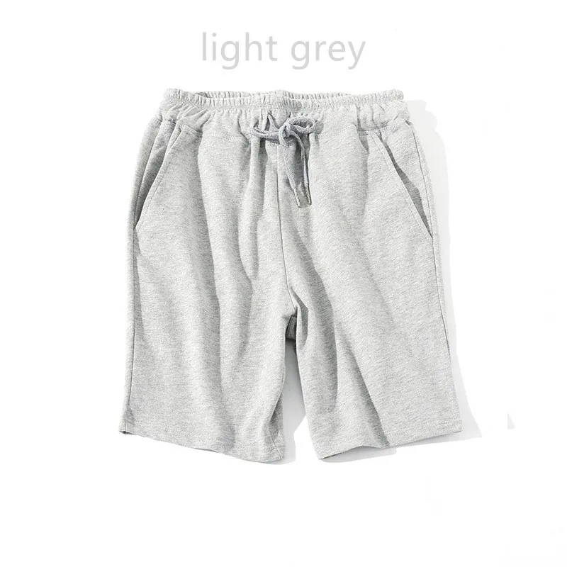 
Men Custom Pants Cotton Wholesale Mens Drawstring Jogger Knitted Bulk Logo Short Grey fleece Sweat Shorts 