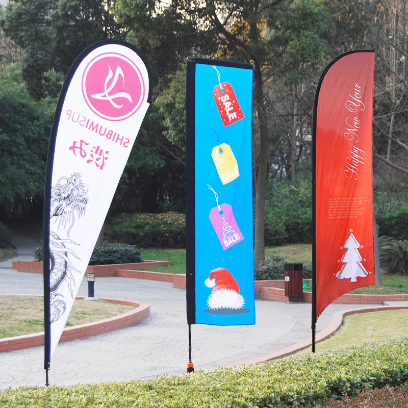 Advertising Custom Flying Banners bali bow sail swooper Teardrop Flag ,Feather Flag Banners,Beach Flags