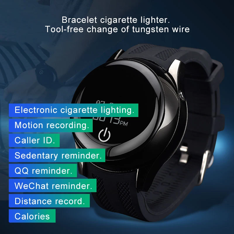 Men Cigar Usb Watch Lighter