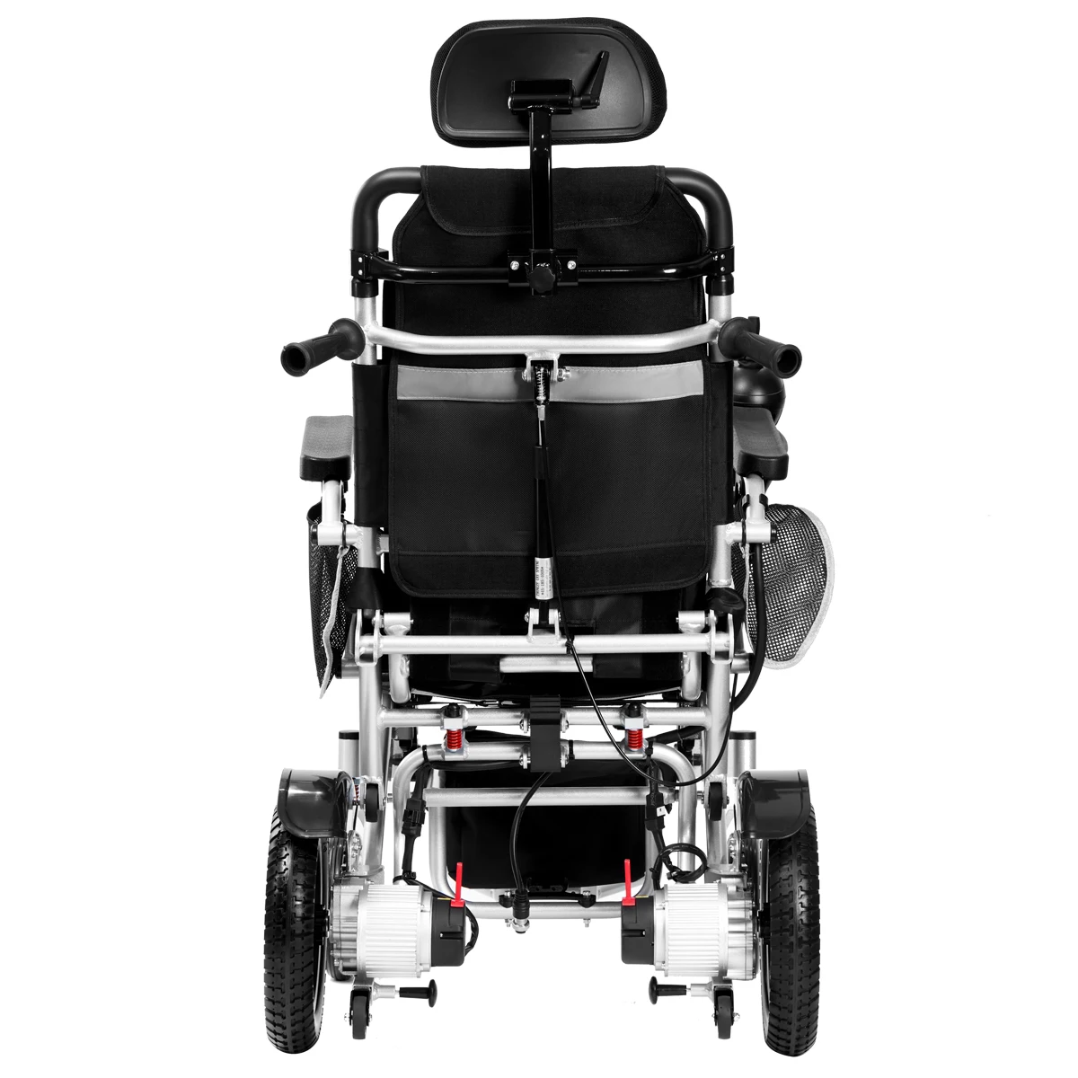 2024 Folding Lightweight Aluminum Beach Wheelchairs Luxury  Reclining Electric Wheelchair For Disabled