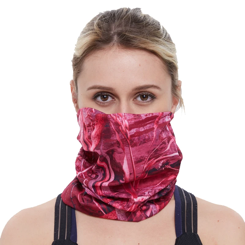 Multifunctional Stylish Star Universe Custom Seamless Polyester Bandana Face Bandana Neck Gaiter
