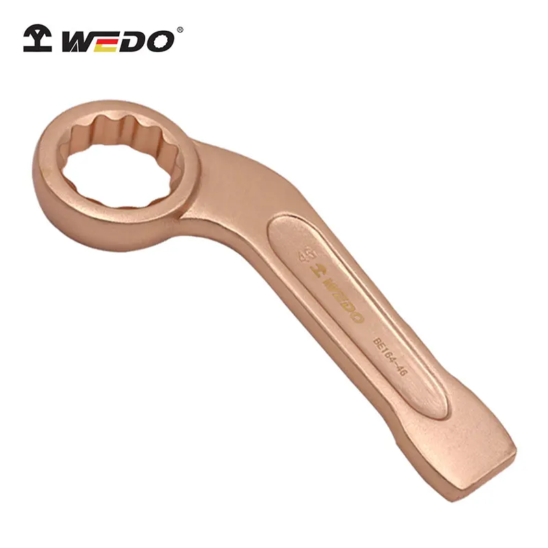 WEDO German DIN standard& BAM Certification ATEX Non-Sparking Striking Box Bent Wrench