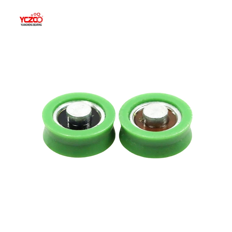 YCZCO Hot Sale Pulley Green Plastic Wheel  sliding roller sliding window wheel roller