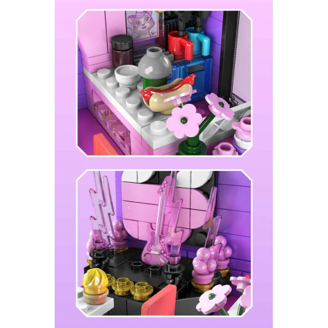 liangjun Mould King 24036 332PCS Creative Series Dream Display Box Coffee Day Set Building Block Puzzle Toy birthday gift