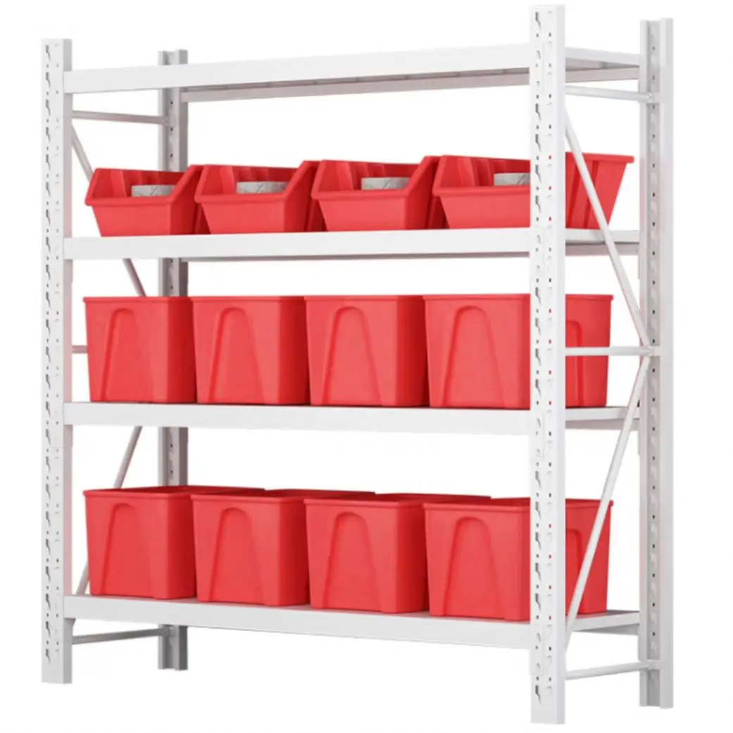 4 Tier 5 Layers Flexible Warehouse Storage Shelving Metal Shelf Rack Industrial Storage Racks
