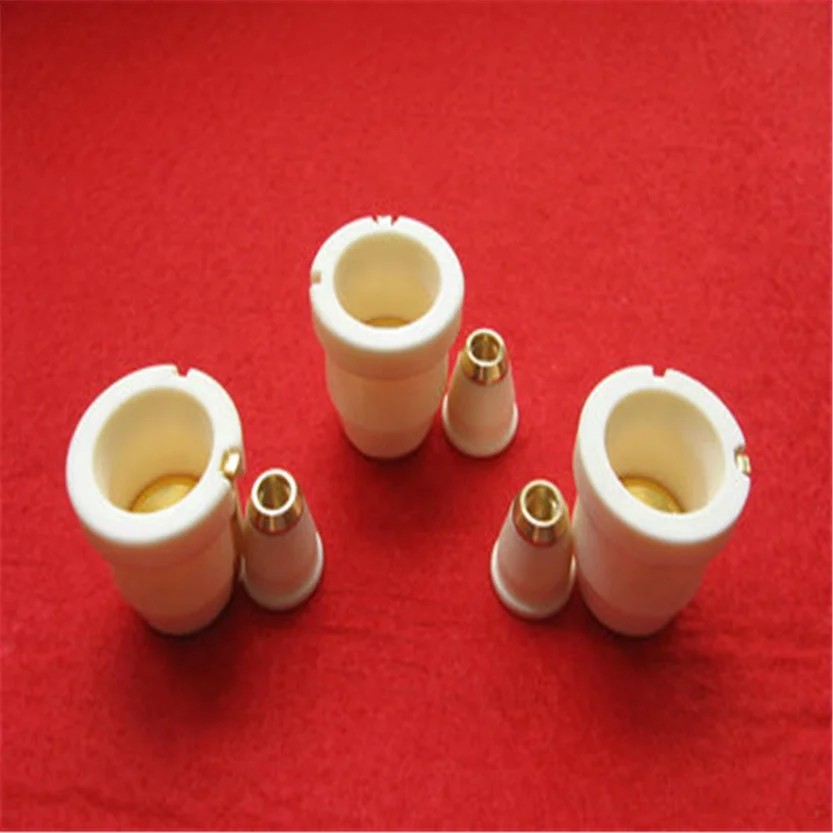 Stock product wholesale alumina ceramic fiber laser jet cutting nozzle
