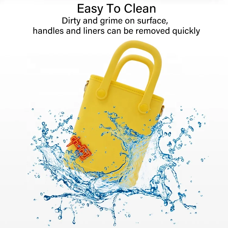 Factory Wholesale Amazon Hot Sales Waterproof Silicone Rubber EVA Beach Tote Bag