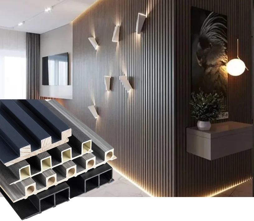 china manufacturer price 3D interior pvc siding fluted wall panel wpc decorative waterproof wall coating boards cladding indoor.