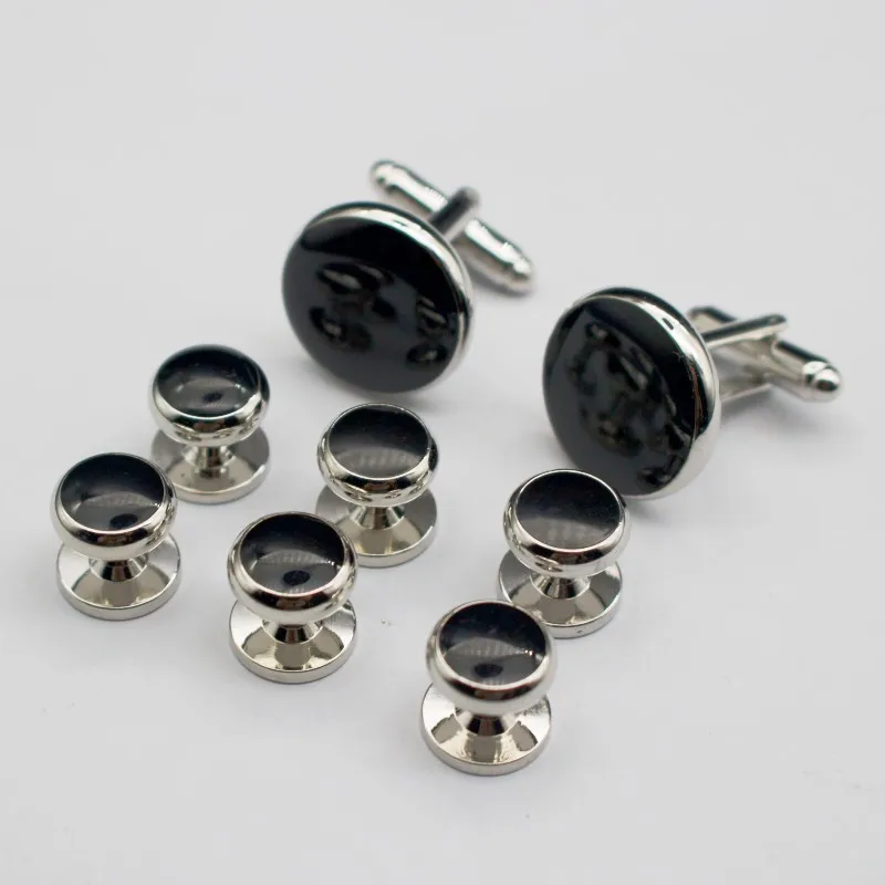 2024 new boyi Hot sale round cufflinks tie clips brass material metal jewelry animal cufflinks for men shirt dinner party