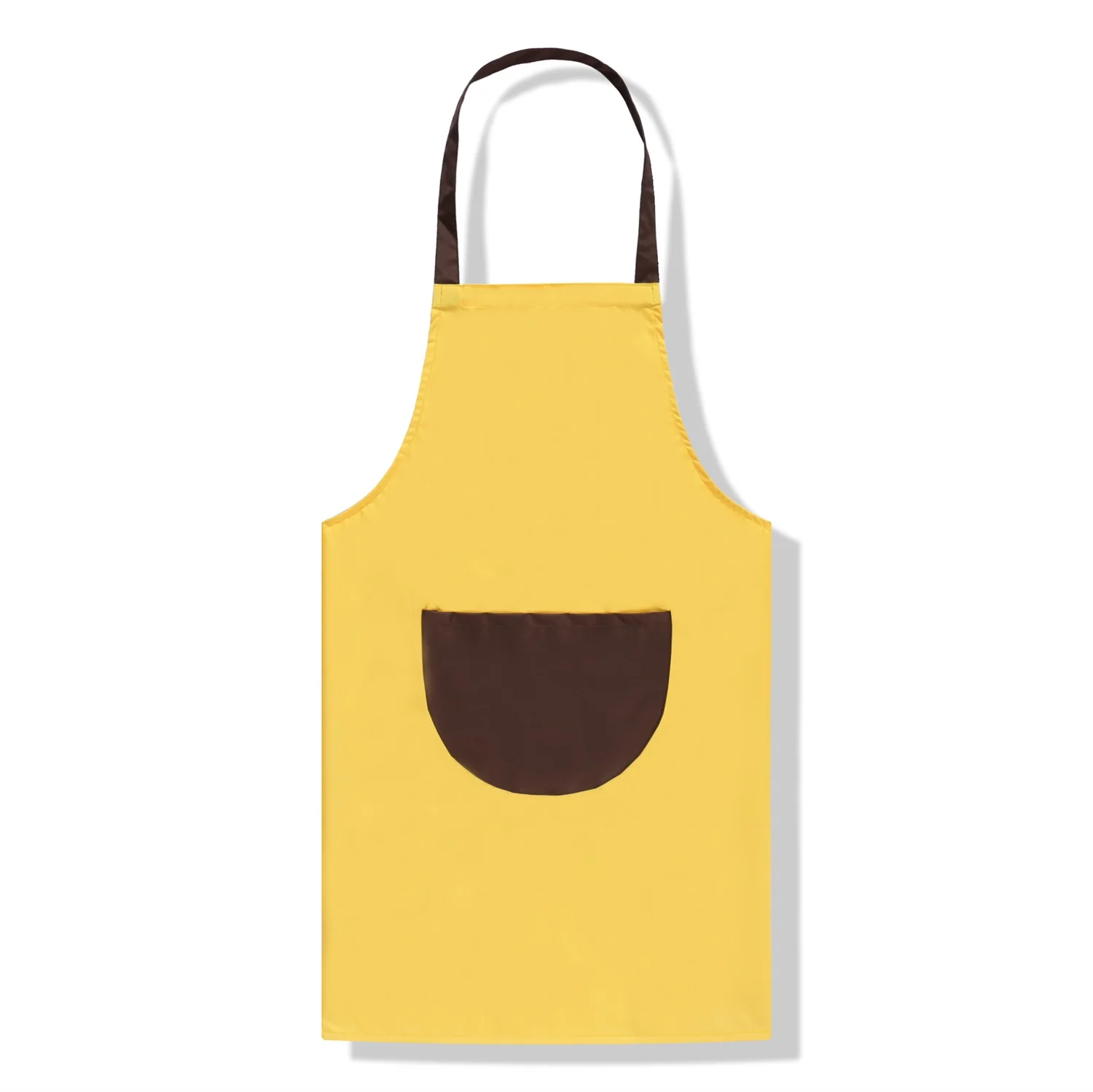 Waterproof apron set kitchen supermarket promotional uniform peach waterproof apron