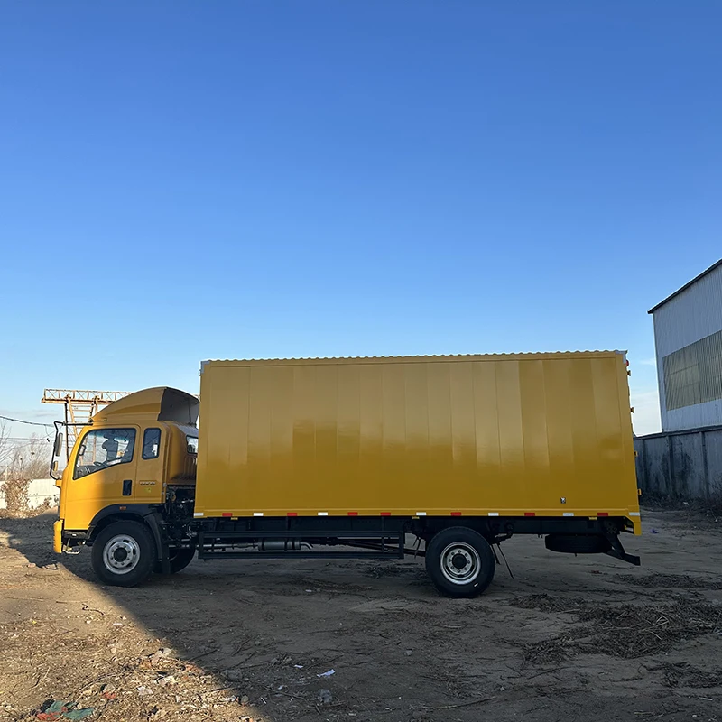 Best Price Sinotruk Howo 6 Tyre 5 8 10 tons Cargo Van Box Light Truck,High Quality