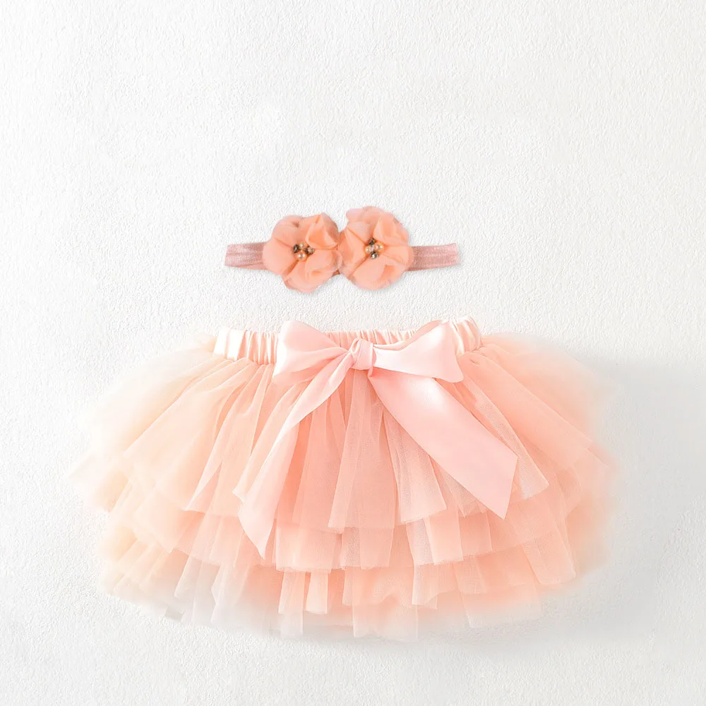 Fashion  Girls Baby Dresses Short Skirts One Year Baby Tutu Skirt Newborn Toddlers Baby Clothing