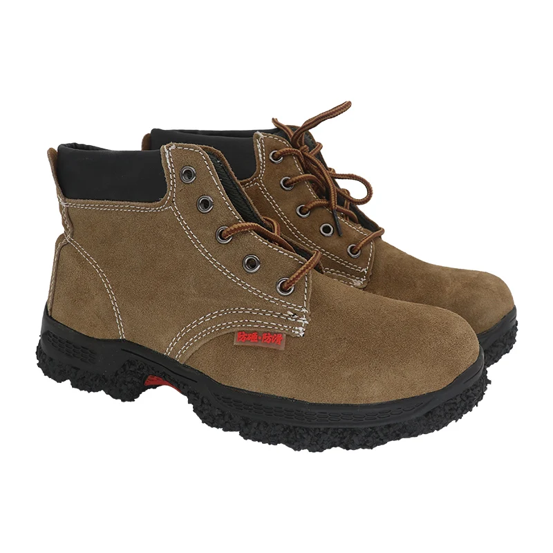 Safety Shoes Rubber Sole Lightweight Outdoor Industrial Work Safety boots  in China