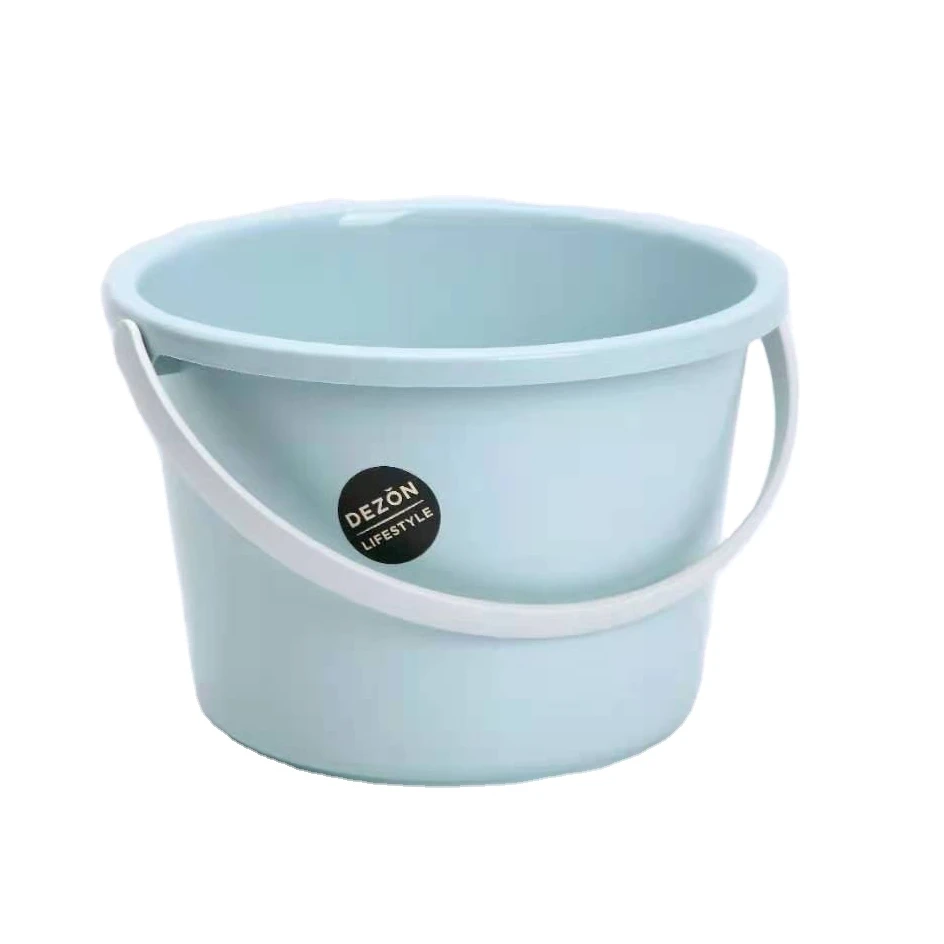 
Multi-Function Cleaning Accessories Household Round Plastic Water Washing Bucket with Handle 